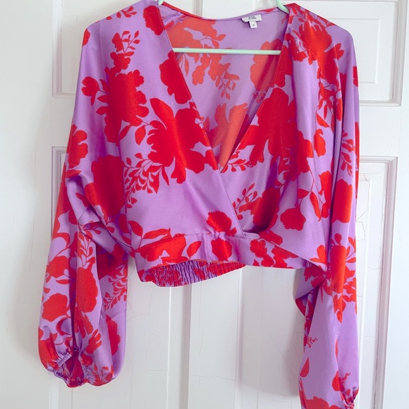 River island silk kimono-like shirt - Picture 1 of 4